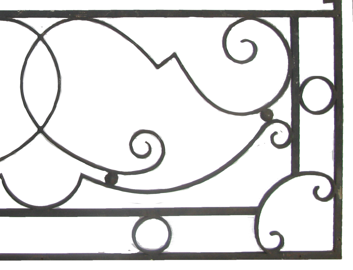 Large French Iron Architectural Element