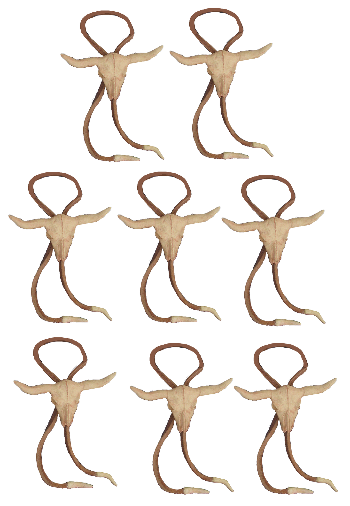 Copy of Boho Chic Longhorn Napkin Rings, Set of 8