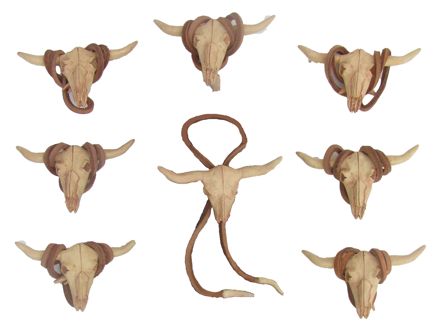 Copy of Boho Chic Longhorn Napkin Rings, Set of 8