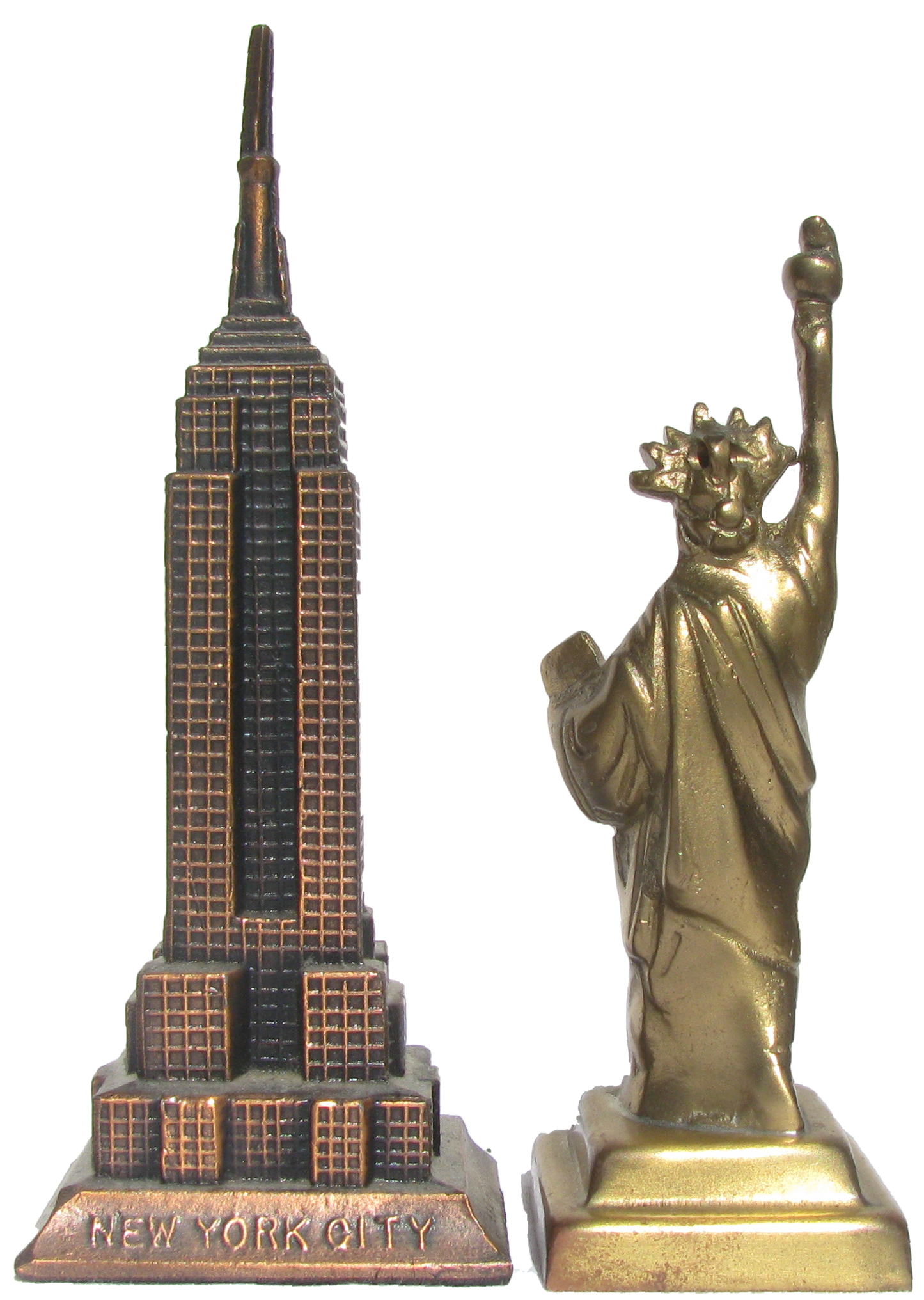 Midcentury Architectural Monument Models, Set of 2