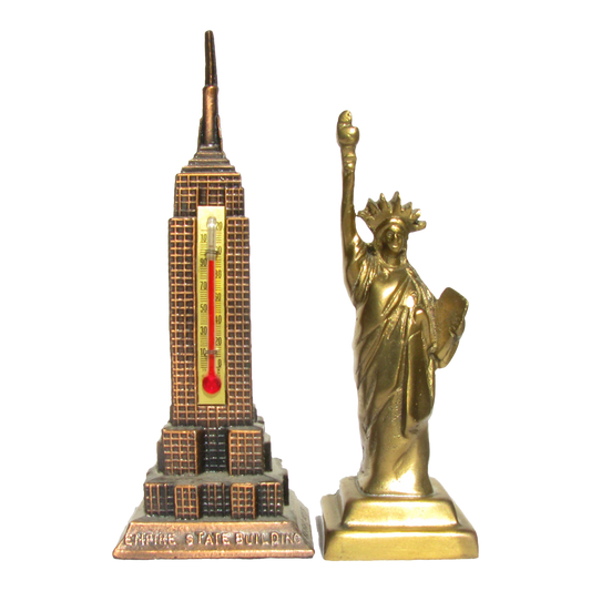 Midcentury Architectural Monument Models, Set of 2