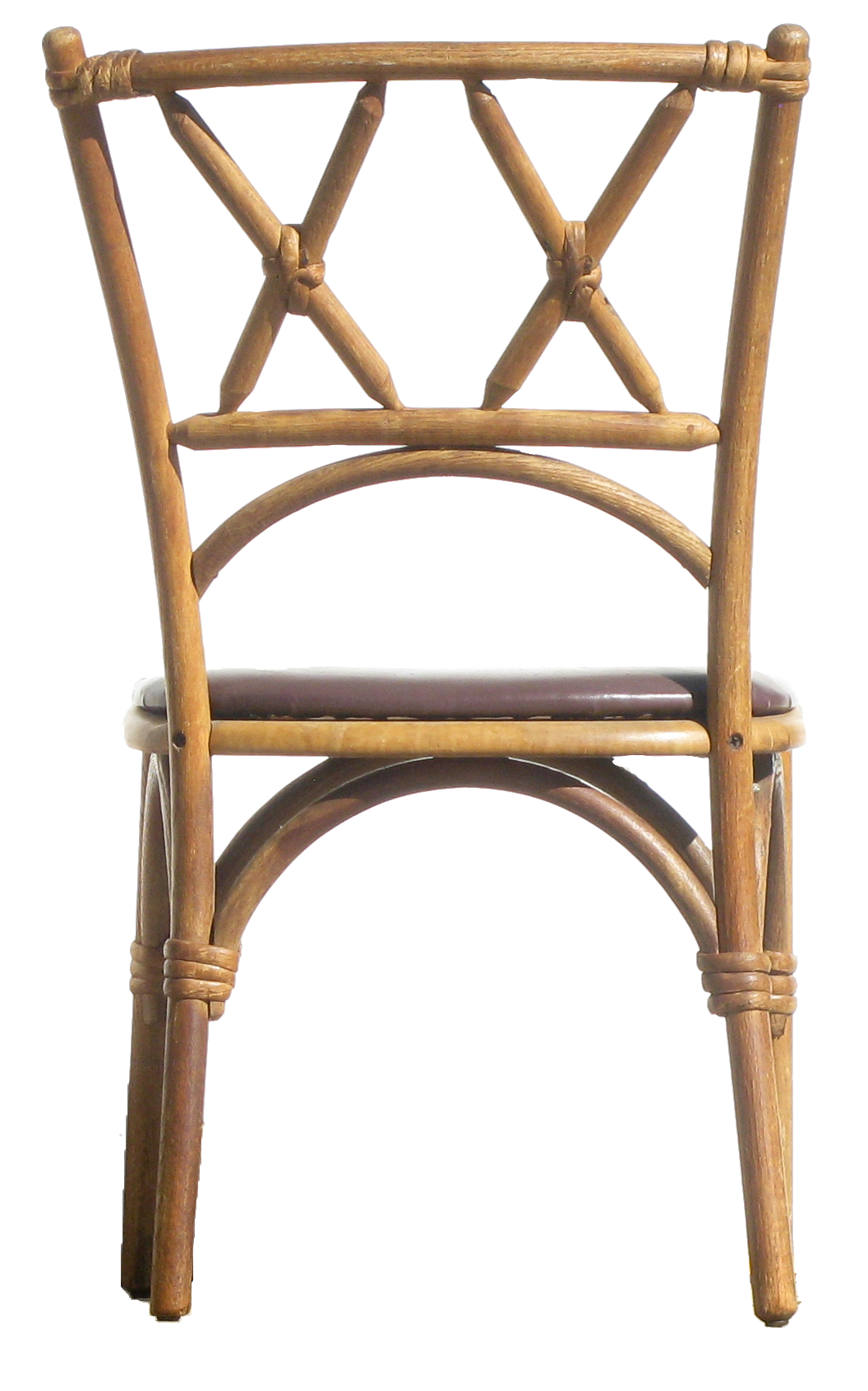 Midcentury Boho Chic Faux Bamboo Bentwood Chair