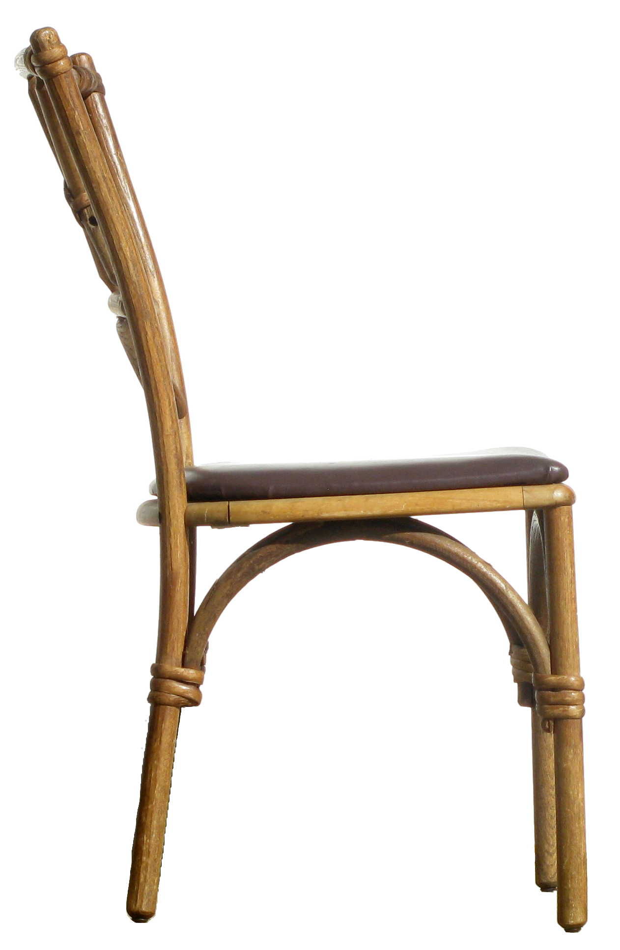 Midcentury Boho Chic Faux Bamboo Bentwood Chair