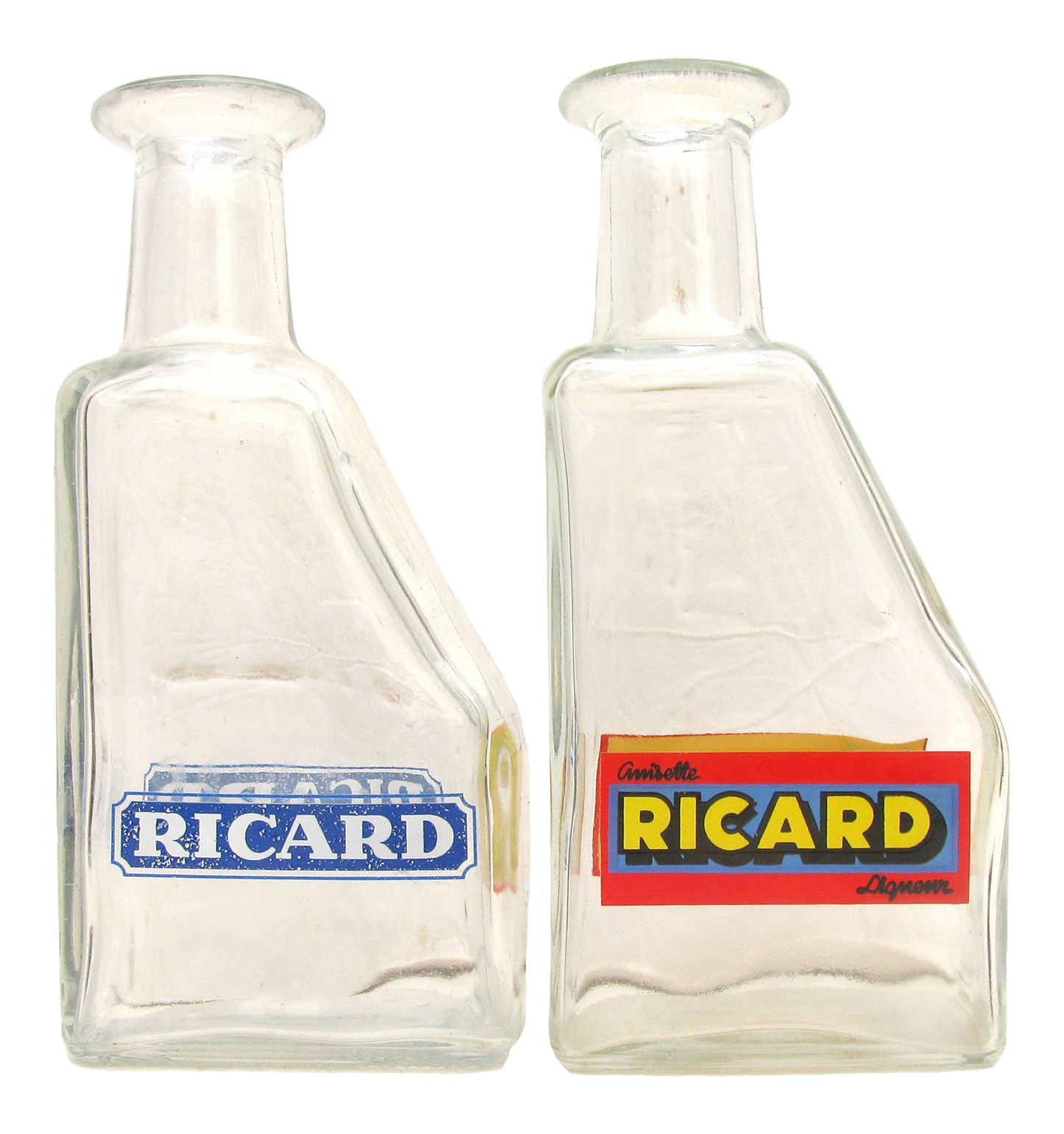 Vintage French Ricard Bistro Pastis Carafes, Pair