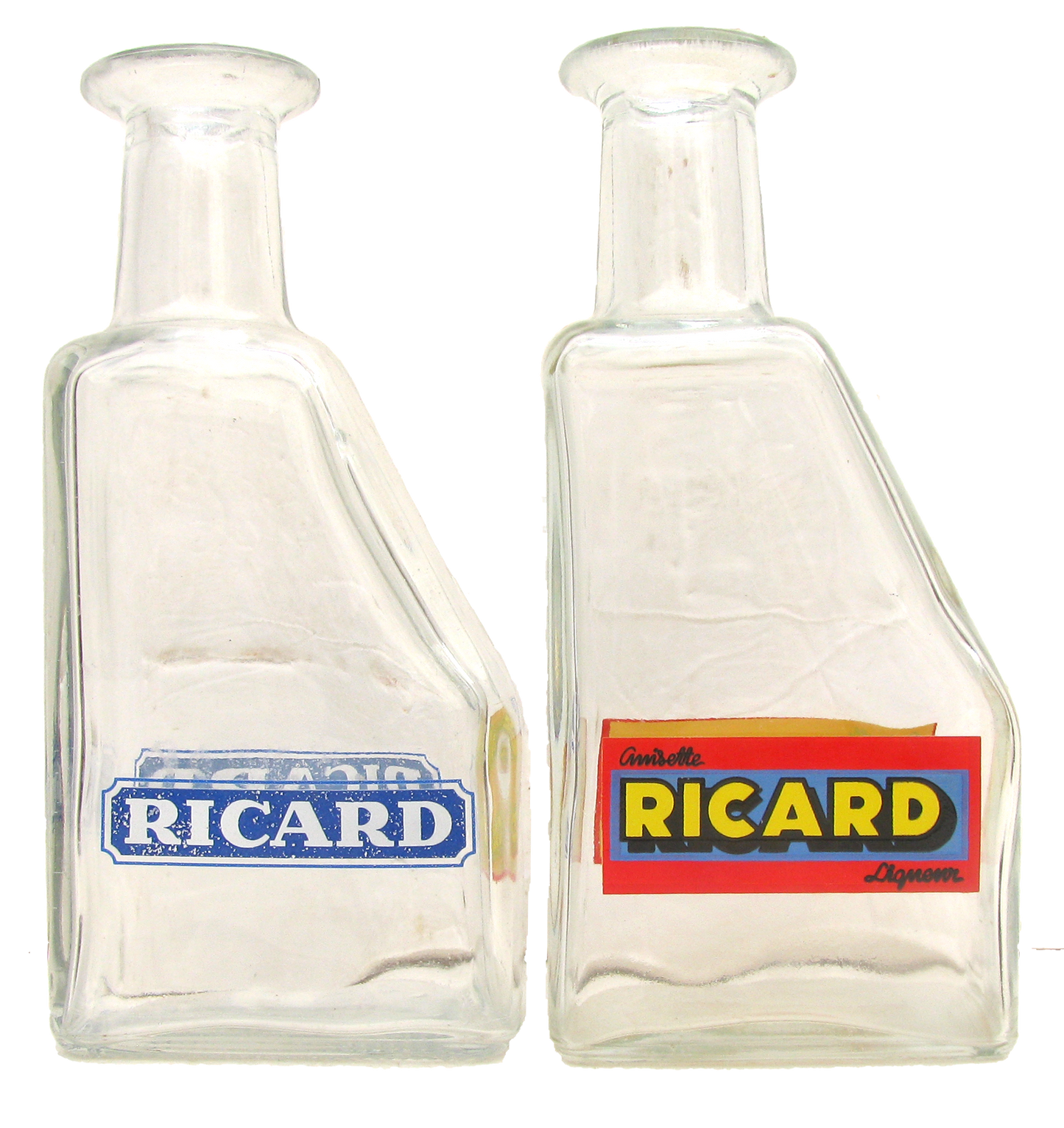 Vintage French Ricard Bistro Pastis Carafes, Pair