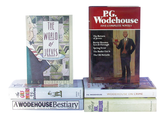 Midcentury P. G. Wodehouse Book Collection, Set of 6