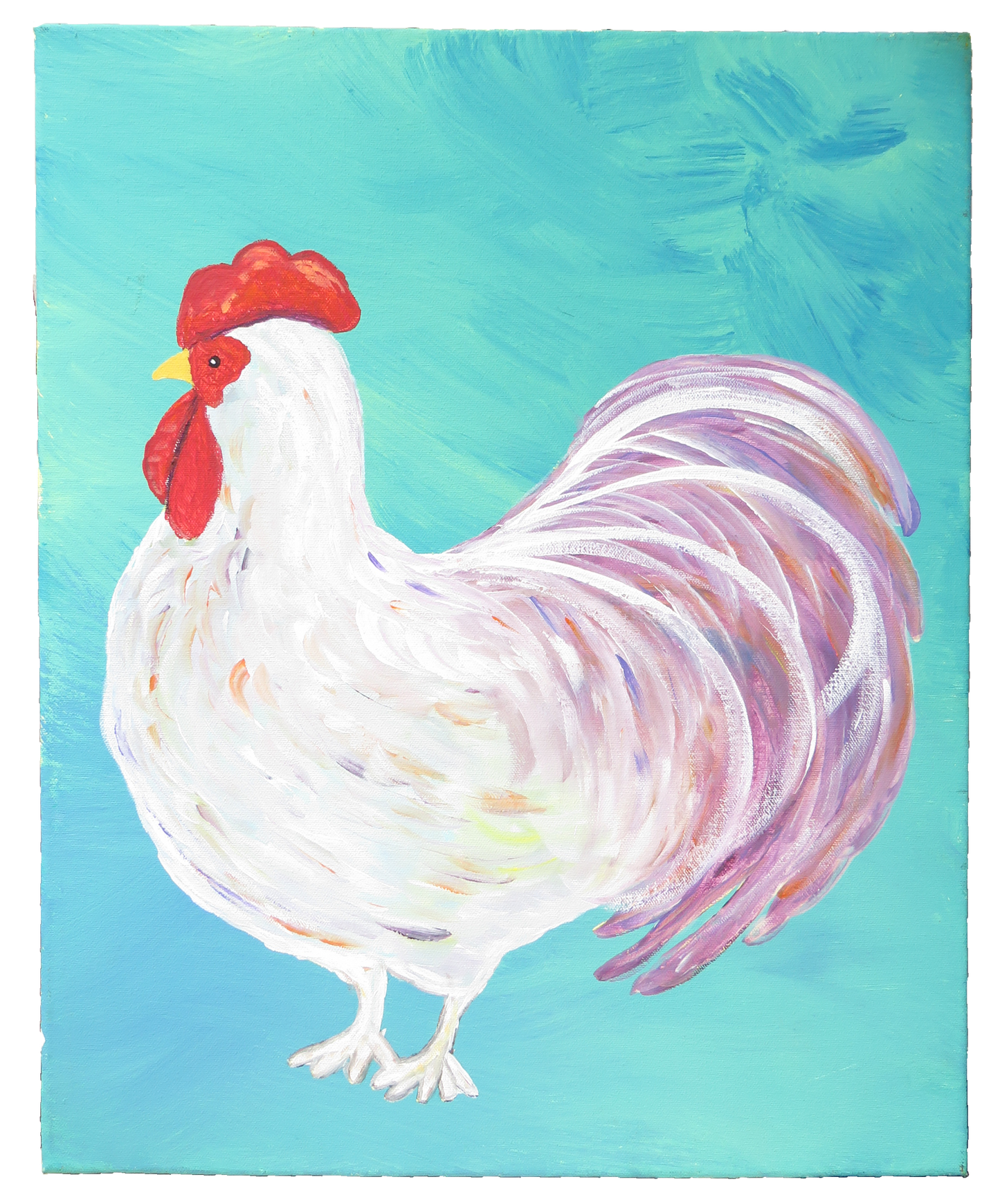 Naïve / Folk Art Rooster Painting