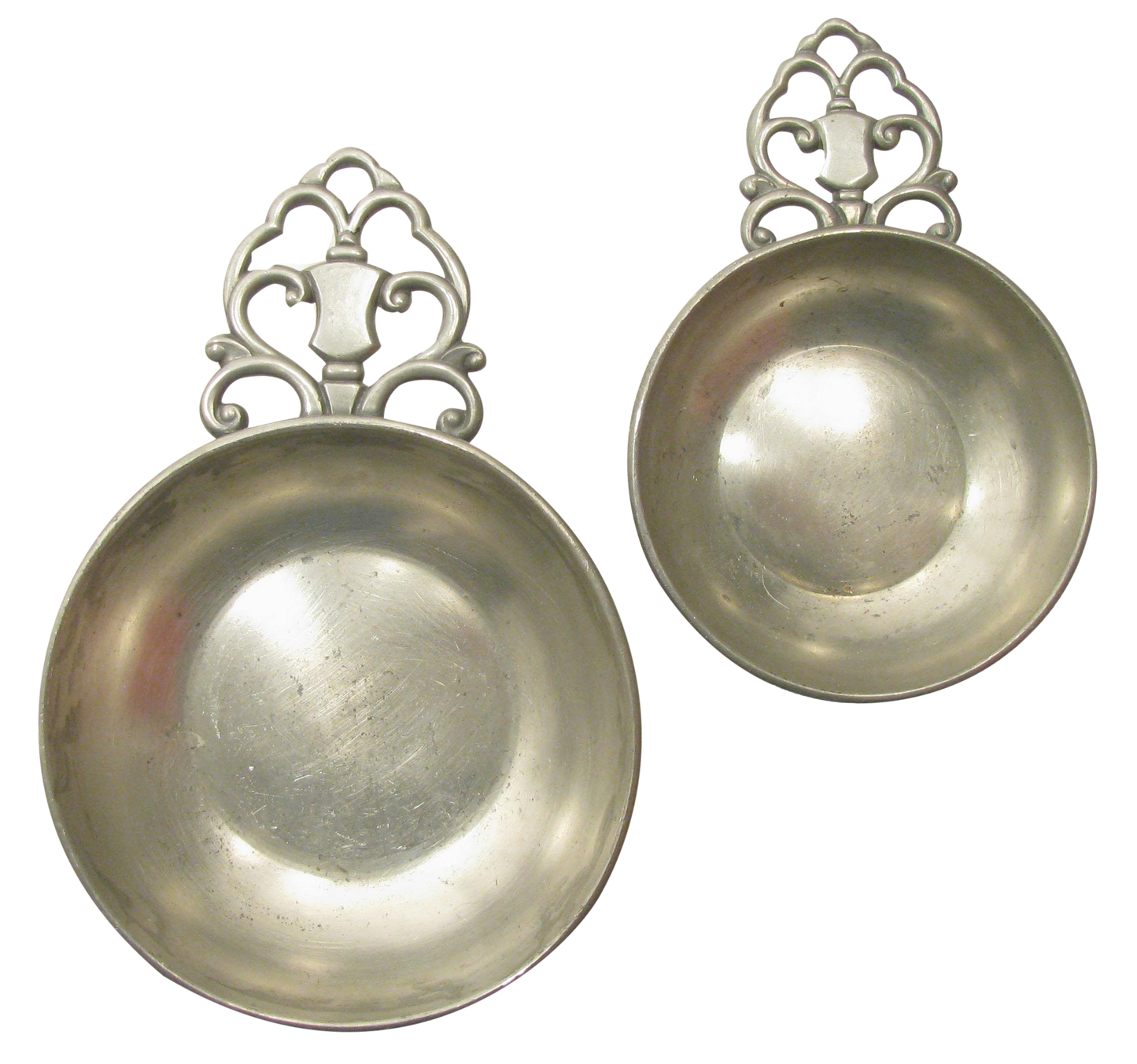 Royal Holland Pewter Porringers, a Pair