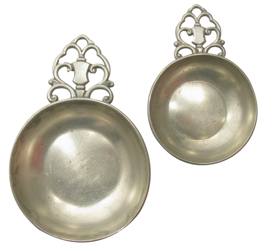 Royal Holland Pewter Porringers, a Pair