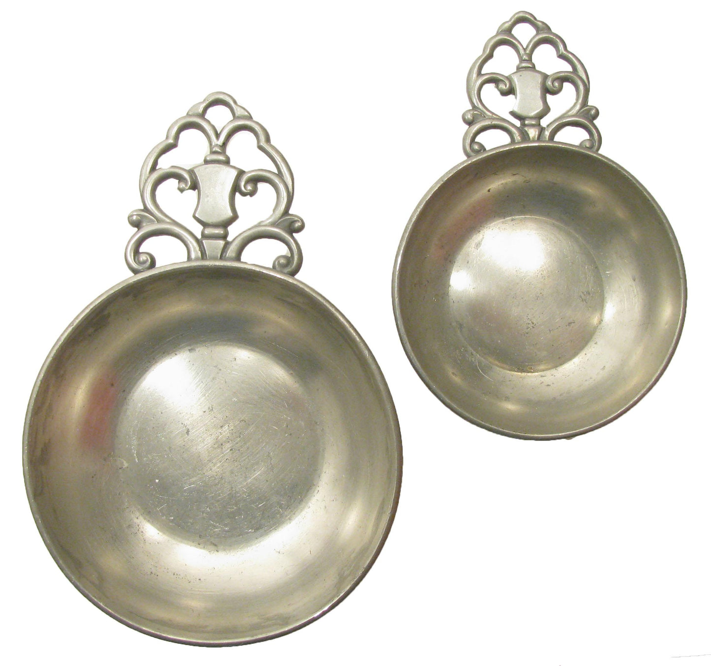 Royal Holland Pewter Porringers, a Pair