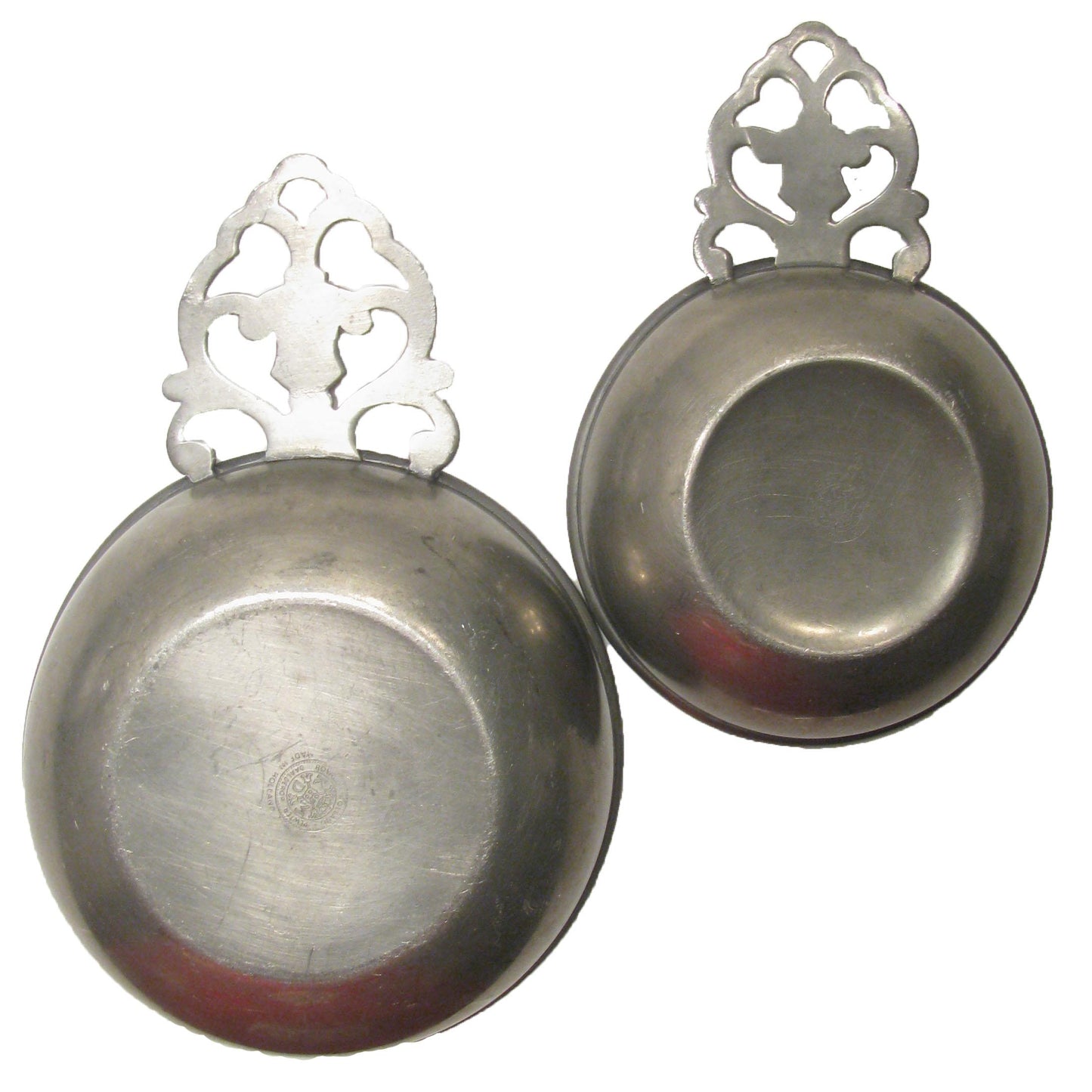 Royal Holland Pewter Porringers, a Pair