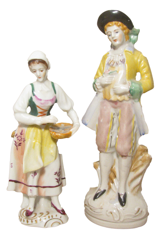 Staffordshire Style Figurines - A Pair