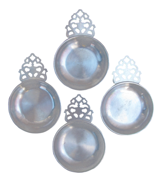 Stede Pewter Tastevins / Porrigers, Set of 4