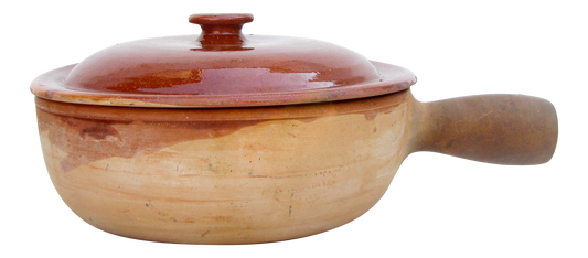 Traditional French Vallauris Terracotta Poelon / Saucepan