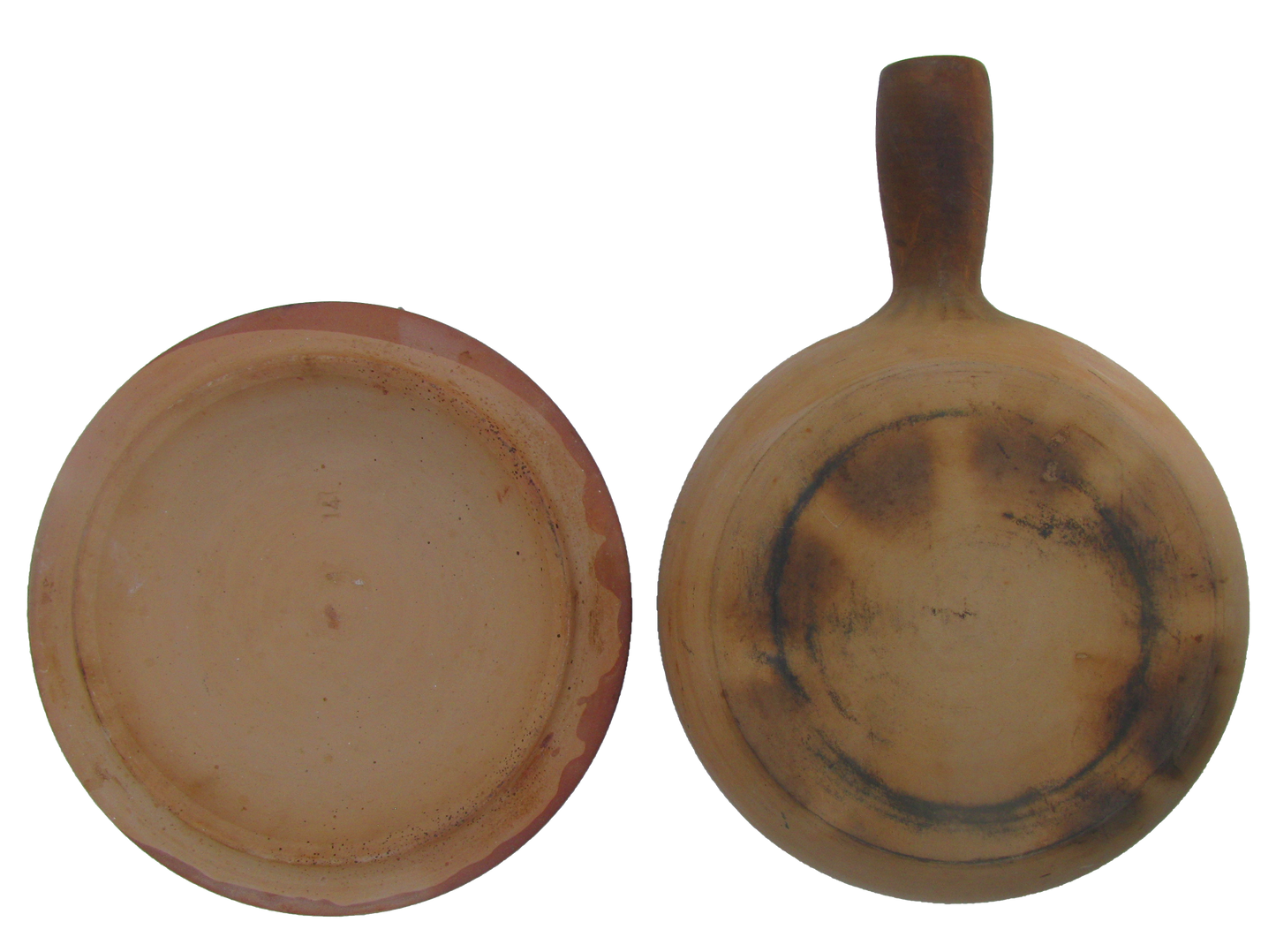 Traditional French Vallauris Terracotta Poelon / Saucepan