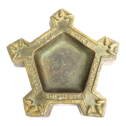 Vintage Fort McHentry, Baltimore Maryland Souvenir Ashtray / Trinket Dish