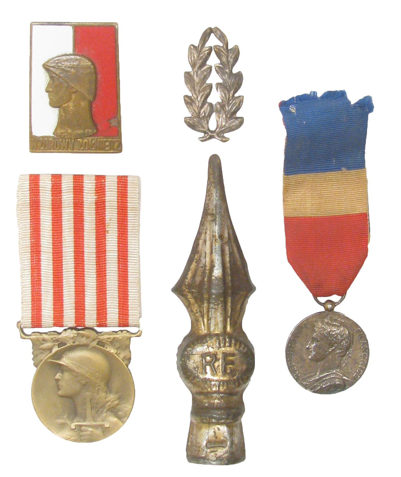 Vintage French & Polish Medal Collection, S/5