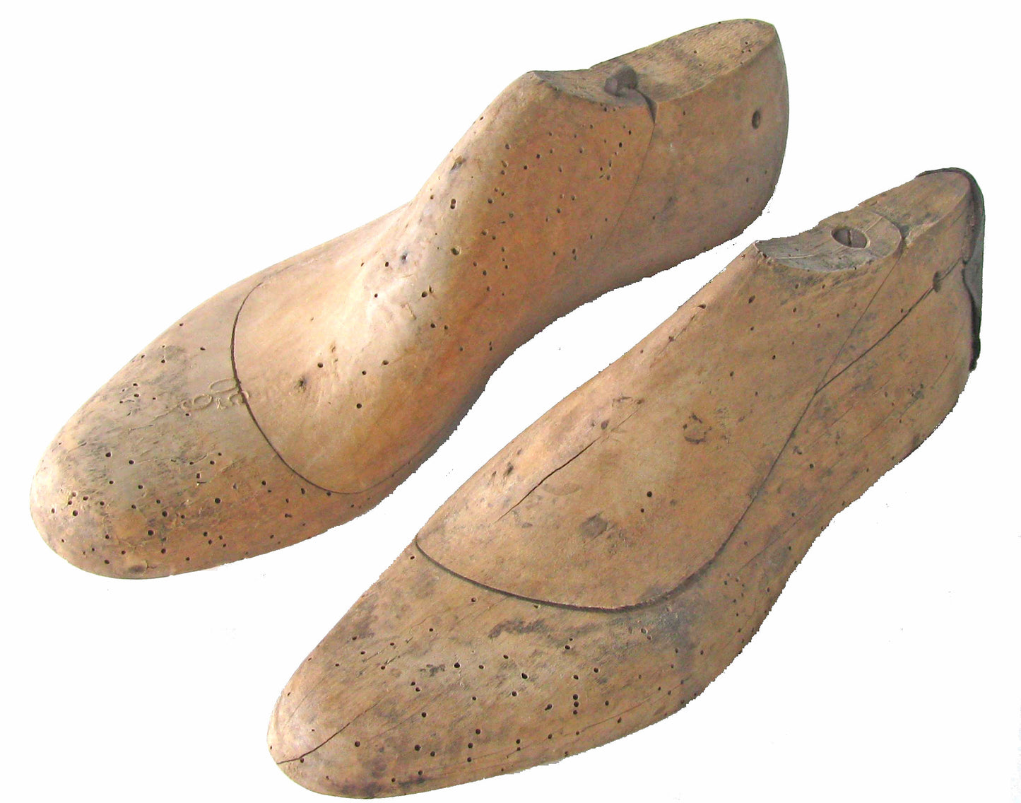 Vintage French Cobbler's Shoe Moulds - a Pair