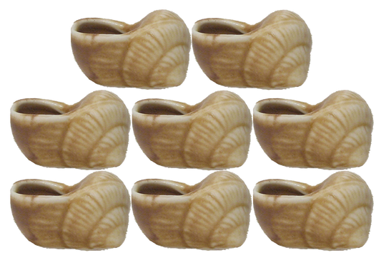 Vintage French Escargot Pots, Set of 8