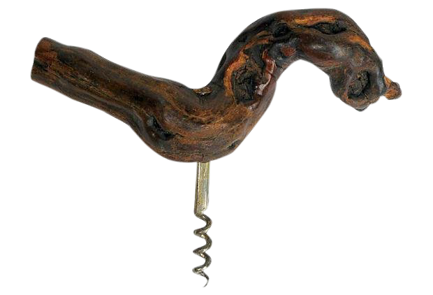 Vintage French Grapevine Corkscrew