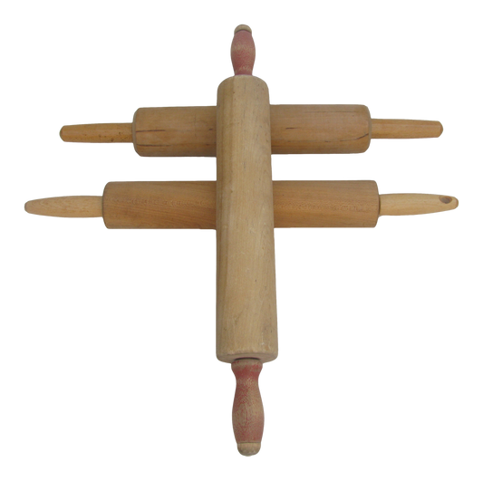 Vintage Maple Rolling Pins, Set of 3
