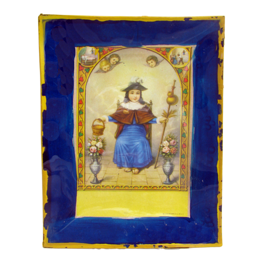 Vintage Mexican / Spanish Folk Art Santos or Retablo