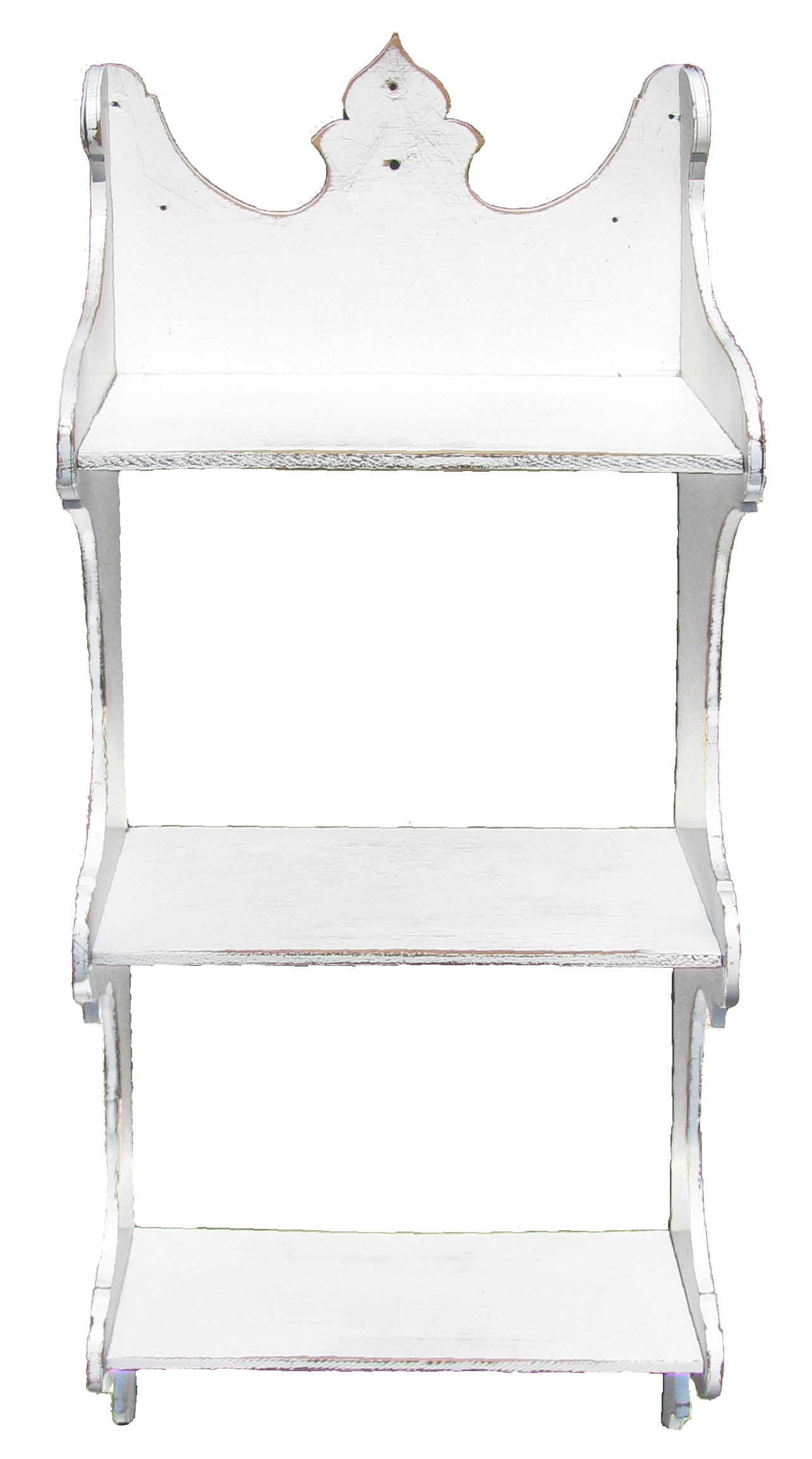 Vintage Swediah Gustavian Style Painted Wall Shelf